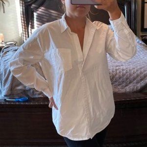White Oversized Button up Shirt